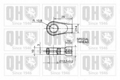 QUINTON HAZELL qts128009 -  Газовая пружина, крышка багажник